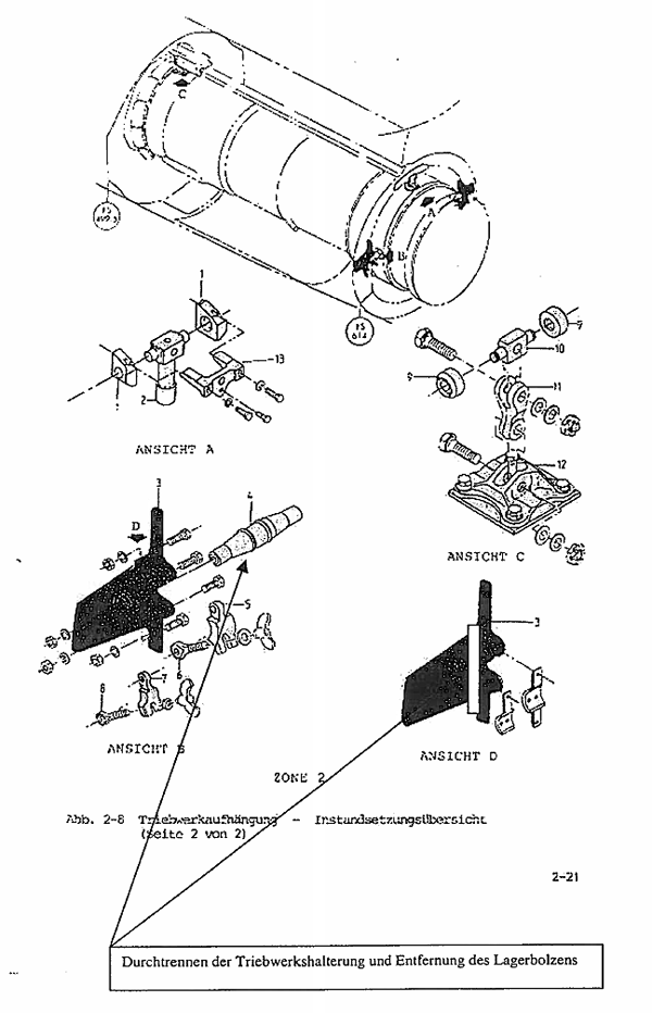 Demilitarisierung F-104G Bildanlage 3a