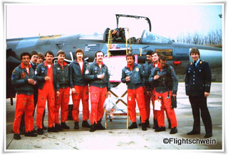 Last Flight with F-104G at AB N�rvenich in Feb. 1983