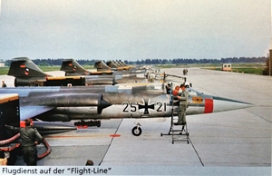 Flightline mit F104G Flightline mit F104G