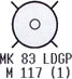 Symbol MK83LDGP