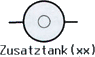 Symbol Zusatztank