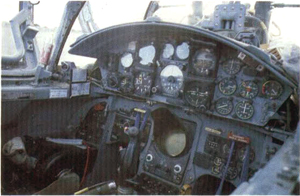 Hinterer Fhrerraum der TF-104G