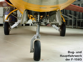 Fahrwerksbein der F-104G