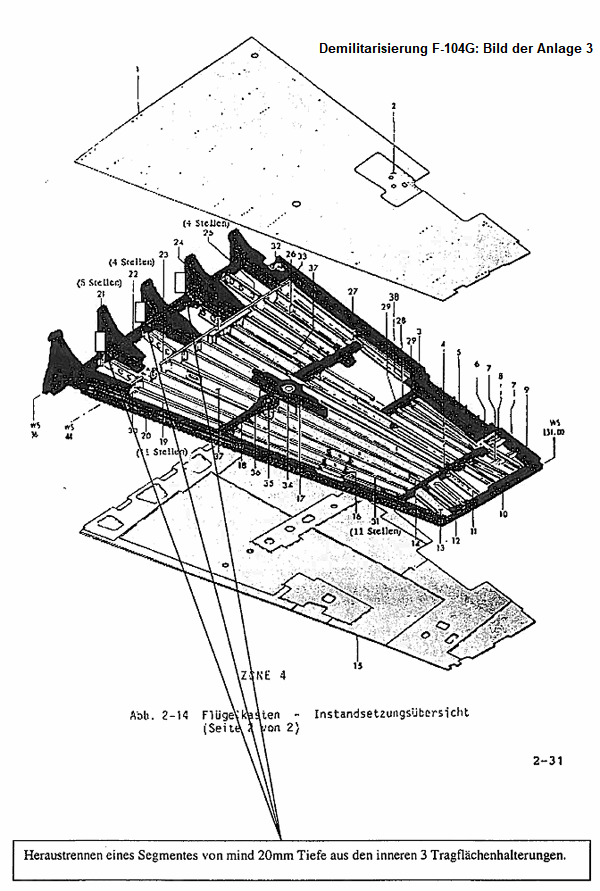 Demilitarisierung F-104G Bildanlage  3