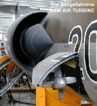 RAT - Ram Air Turbine der F-104