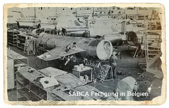F104G-Fertigung bei Fa. SABCA in Belgien