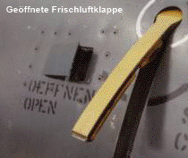 Frischluftklappe & Canopy Handle