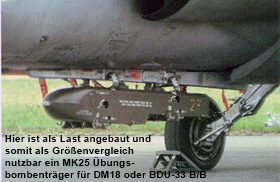 bungsbombentrger MK25 (Foto:  W. Peeters)